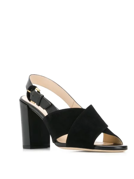 Sandalai Tod's blokinis kulnas juoda