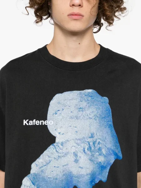 Tricou Kafeneo By Tbf cu imagine gri