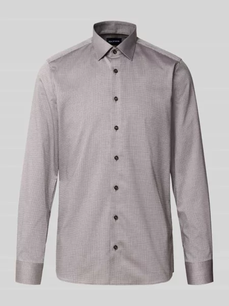 Body Koszula biznesowa o kroju slim fit z mieszanki bawełny Olymp Level 5