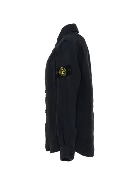 Koszula dziecięca Stone Island niebieska