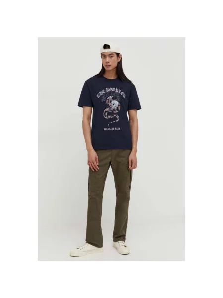 The Kooples t-shirt niebieska