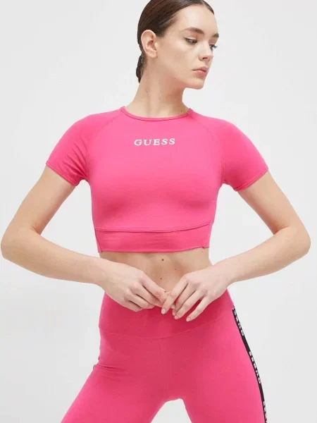 Тениска Guess розово