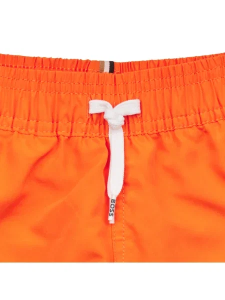 Pantaloni copii Boss portocaliu