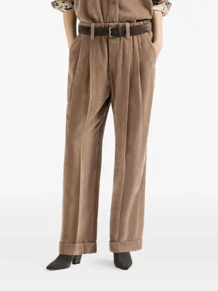 Pantaloni Brunello Cucinelli de catifea cord