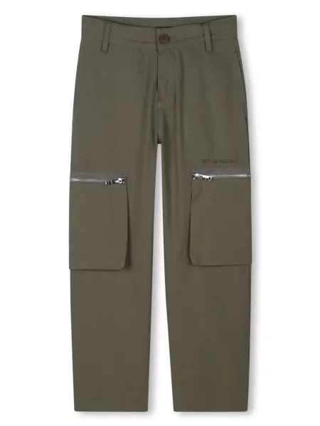 Dětské kalhoty Givenchy zelené