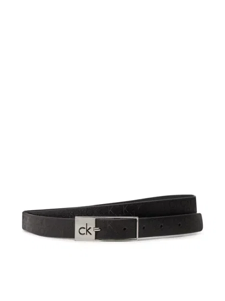 Calvin Klein Ženski remen Ck Cut Square Buckle crna