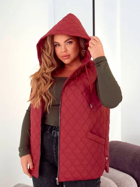 Жилет Uaclothes бордовый