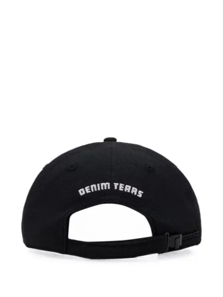 Șapcă Denim Tears cu broderie negru
