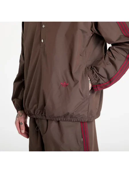 Bluza z kapturem Adidas brązowa