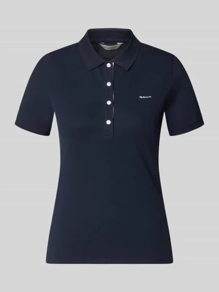 Koszulka polo o kroju slim fit z naszywanym logo Gant