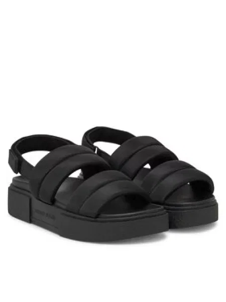 Tommy Jeans Sandály Tjw Flatform Sandal černá