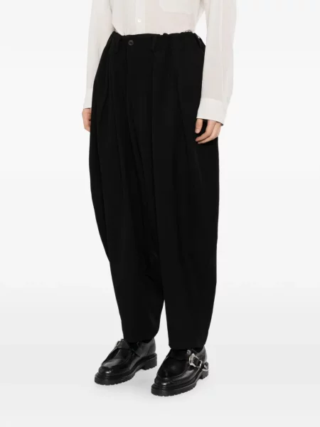 Κουρτίνα παντελόνι Yohji Yamamoto ντραπέ μαύρο
