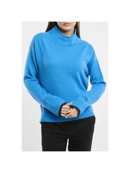 Sweter Pinko wełniany niebieski