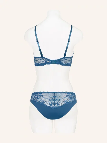 Calvin Klein Biustonosz Push-Up Seductive Comfort Light blau