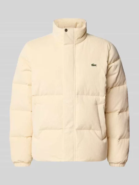 Kurtka pikowana z detalem z logo Lacoste