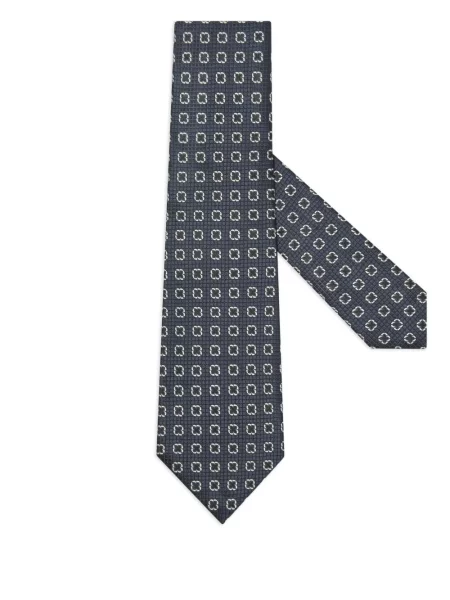 Cravată Zegna de mătase albastru