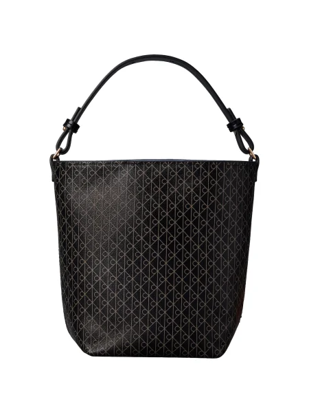 Calvin Klein Geantă tip sac maro cămilă negru