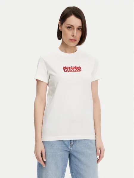 PINKO T-shirt Trapani bijela