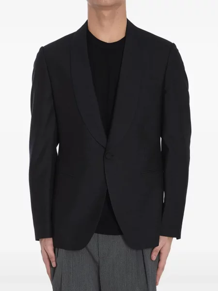 Sacou Lardini de mătase negru