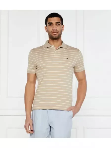 Tommy Hilfiger Tenisz póló bézs