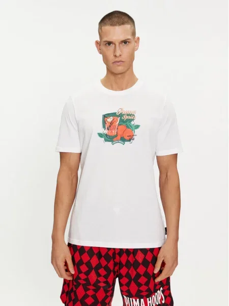 Puma T-shirt Graphics Spritz bijela