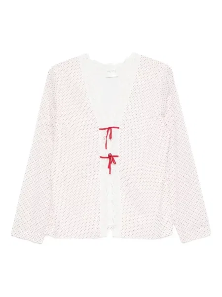 Bluzka Posse koronkowa biała