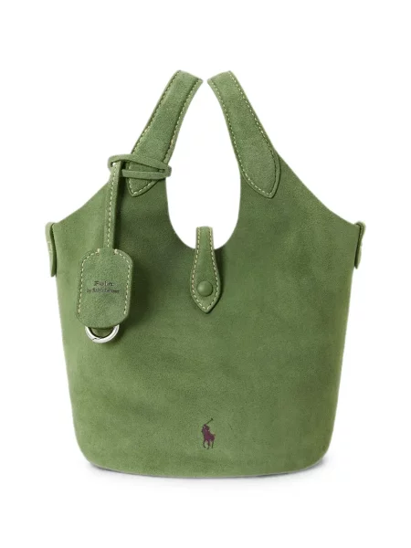 Scurt șapcă Polo Ralph Lauren cu broderie din jerseu maro