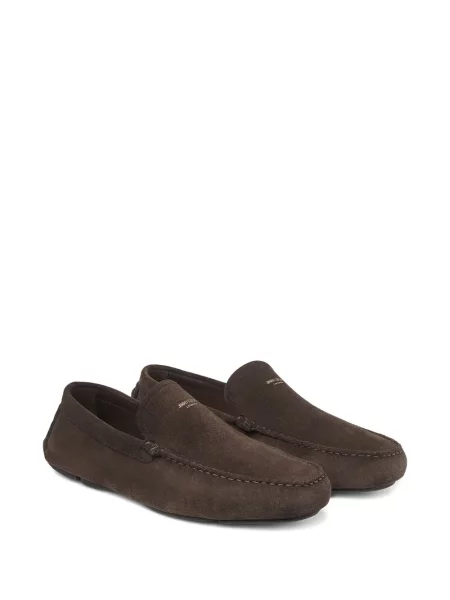 Pantofi loafer Jimmy Choo din piele maro
