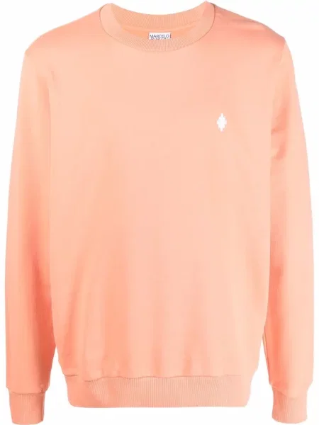 Bluza Marcelo Burlon County Of Milan z logo pomarańczowa