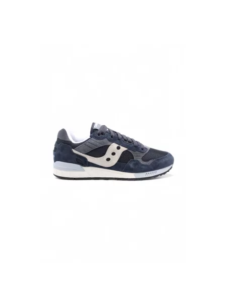Sneakersy Saucony zamszowe retro niebieskie