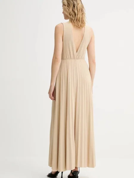 Макси платье Answear.lab клеш золотое