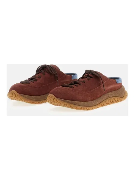 Sneakersy Birkenstock zamszowe wsuwane czerwone