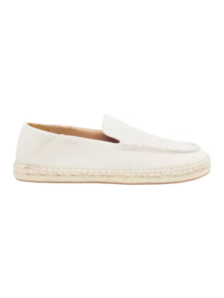 Espadryle Boss skórzane białe
