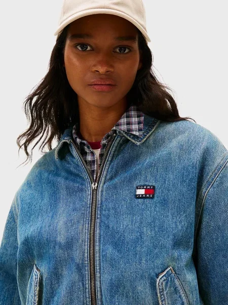 Джинсова куртка Tommy Jeans синя