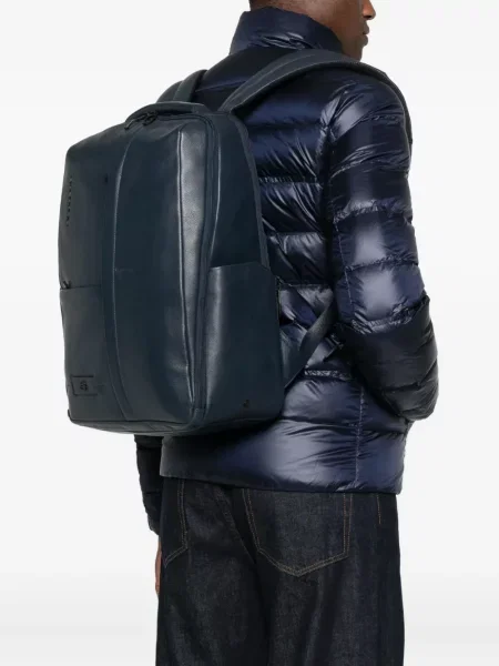 Rucsac Piquadro cu autograf albastru