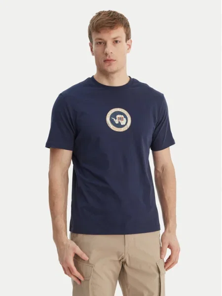 Napapijri Tricou S-Phos Bleumarin alb