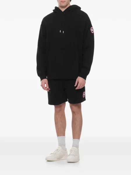 Hanorac cu glugă Canada Goose cu autograf negru
