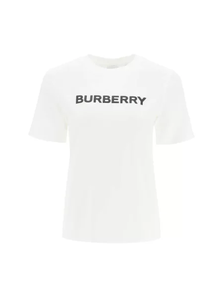 Koszulka Burberry z logo biała