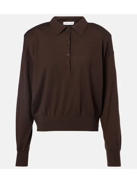 Pulover The Frankie Shop de lână maro