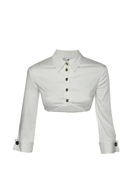 Decupat cămașă Elisabetta Franchi alb
