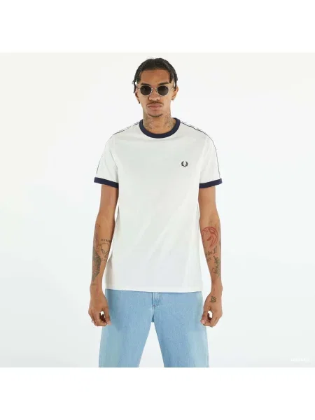 Majica Fred Perry s kratkimi rokavi bela