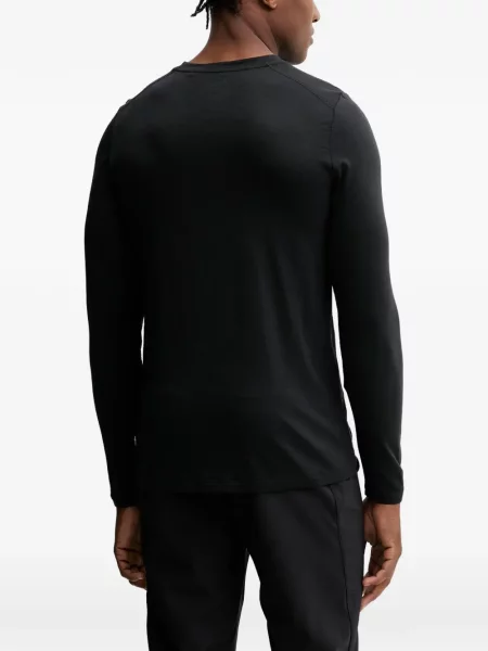 Lung tricou Fjall Raven negru