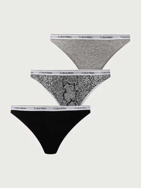 Calvin Klein Underwear tanga s šedé