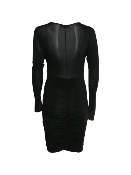 Rochie mini Rm By Roland Mouret cu volane negru