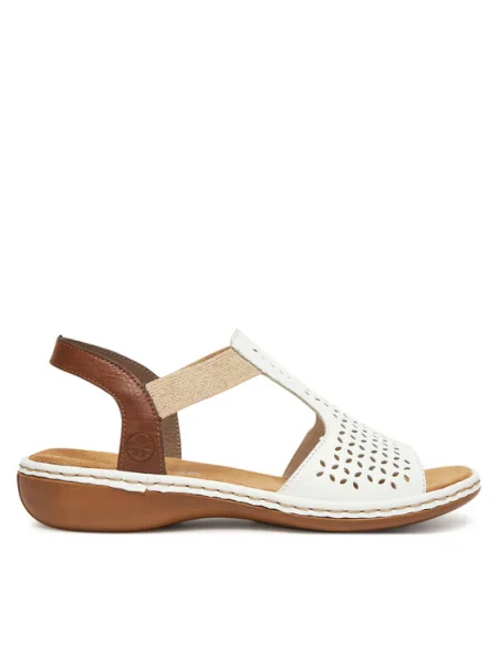 Rieker Sandale alb