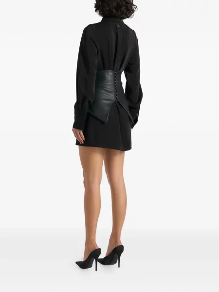 Rochie tip cămașă Manière De Voir negru