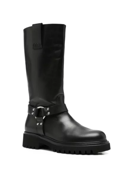 Botine Guglielmo Rotta chunky negru