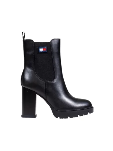 Botki Tommy Jeans czarne
