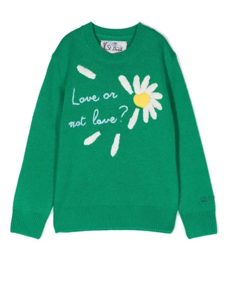 Sweter dziecięcy Mc2 Saint Barth zielony