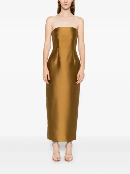 Rochie Solace London de costum maro